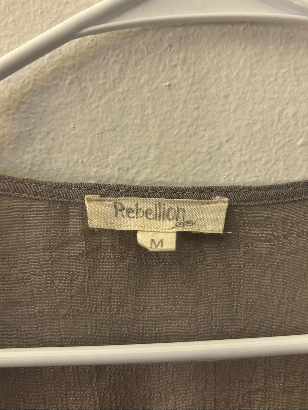 Rebellion Taupe Textured Cardigan - Picture 8 of 8